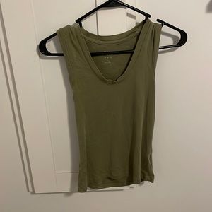 Green tank top